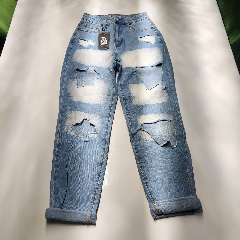 (SOLD) Paint 🎨 Stroke Denim Jeans👖